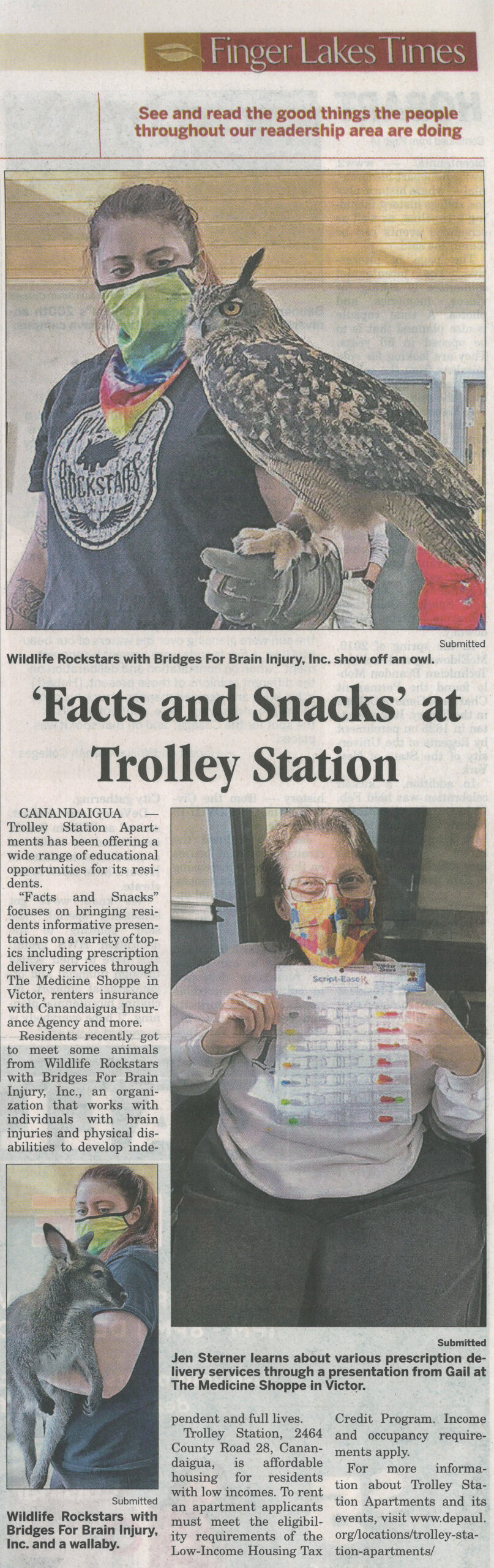 Trolley Station Facts And Snacks, 2.19.22 FLT (hard Copy)