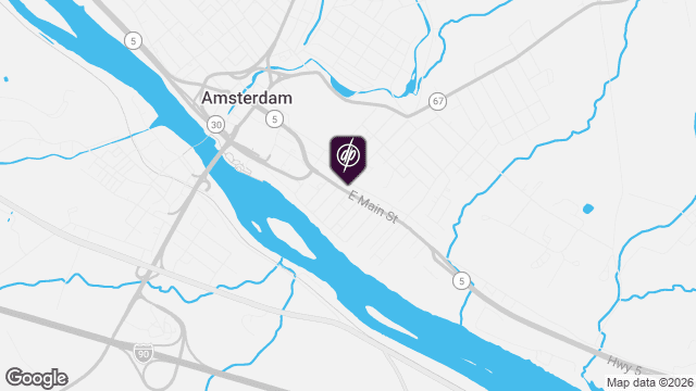 Map showing location of Veddersburg Apartments