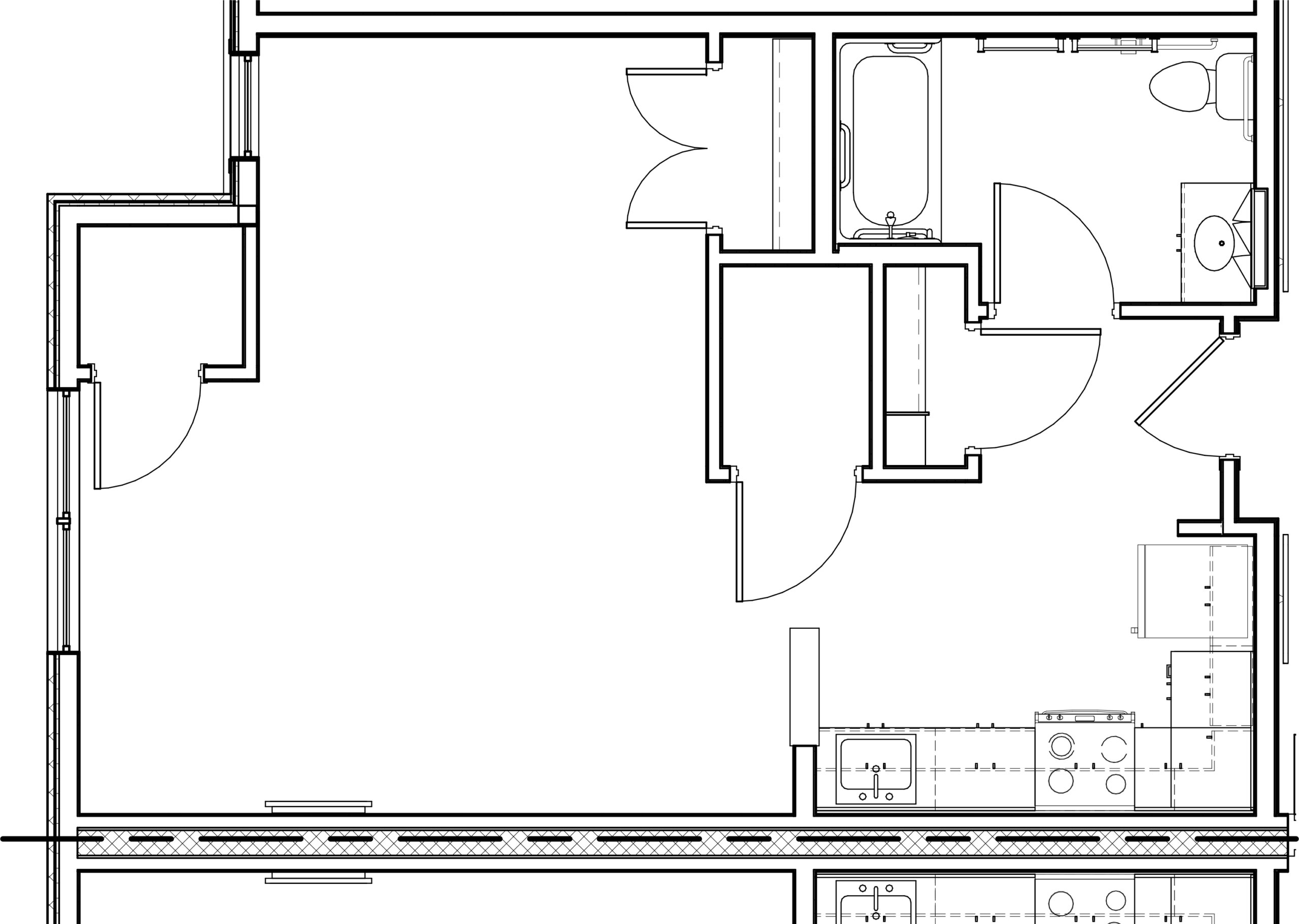 Port Byron Apartments Studio Floor Plan