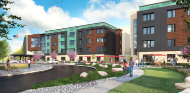 Pan-American Square Apartments Rendering