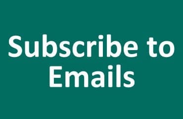 White text on a teal background reads Subscribe to Emails.
