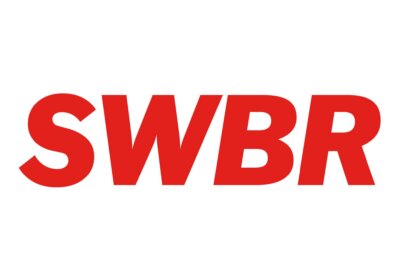 The image features the bold red letters SWBR on a plain white background.